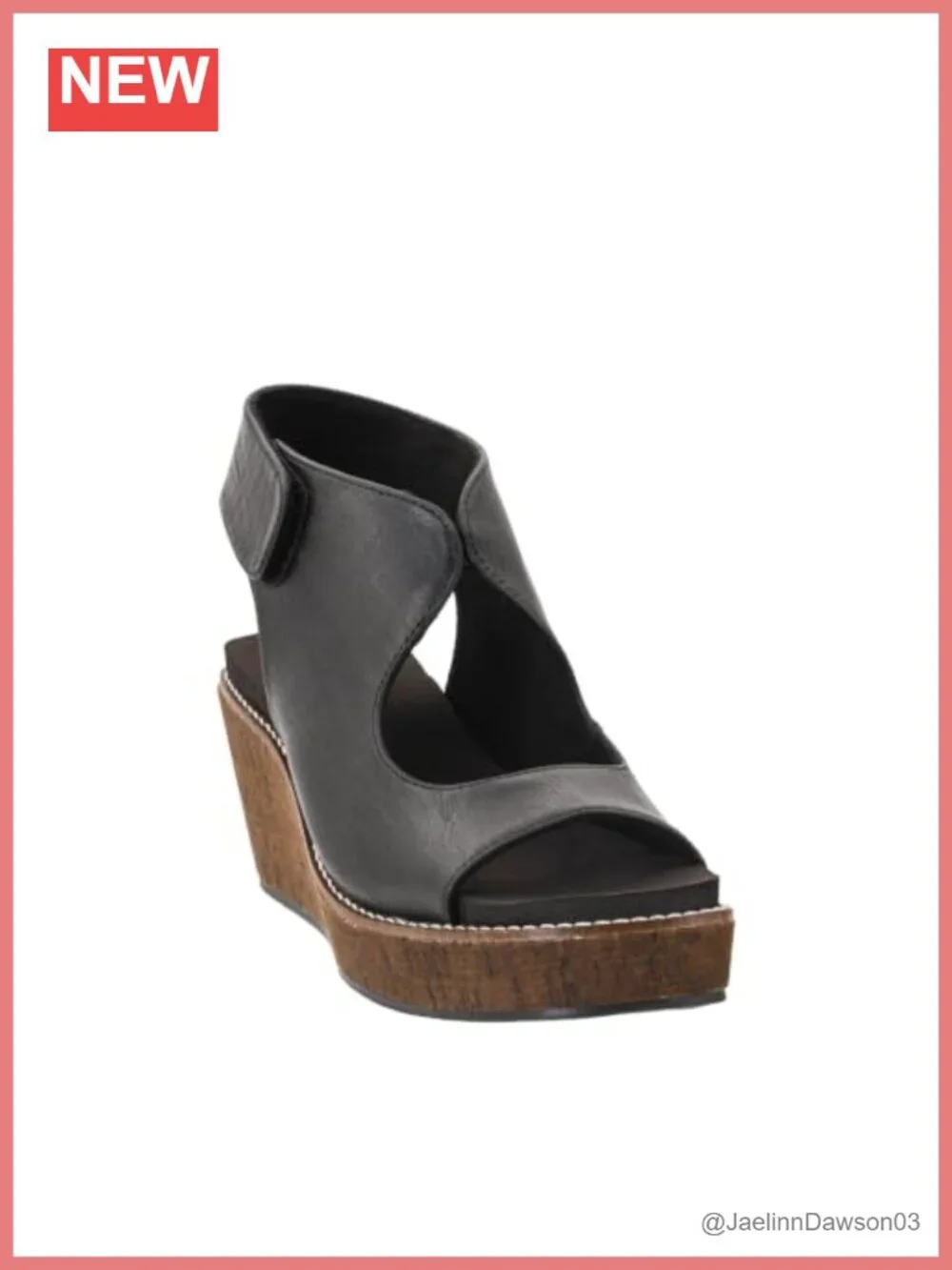Corkys Womens Wedge Sandals 2.5 Inch Block Heel Faux Leather Adjustable Ankle